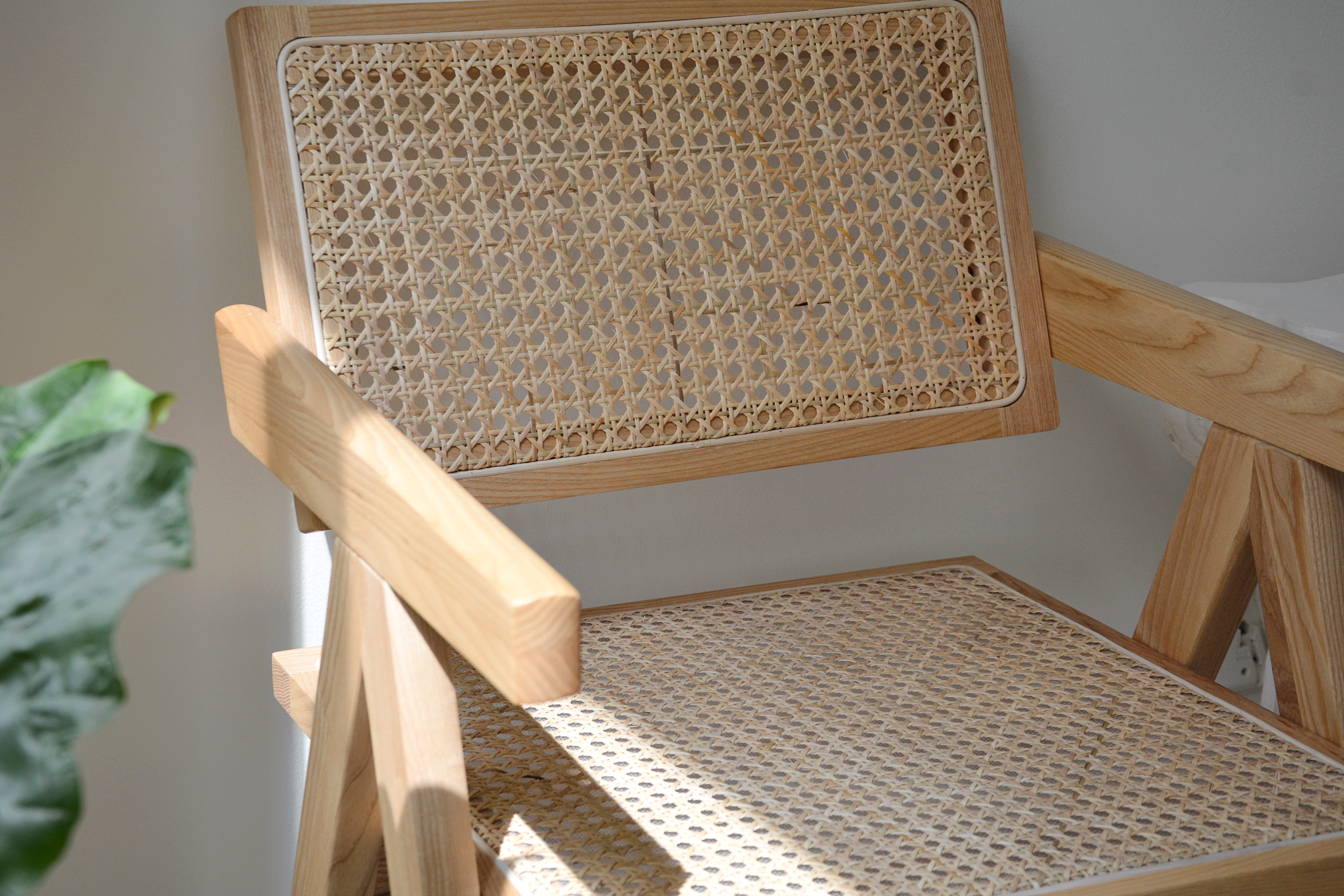 Sumatra Eco-friendly chair, exquisitely created using natural materials like solid wood and cane.